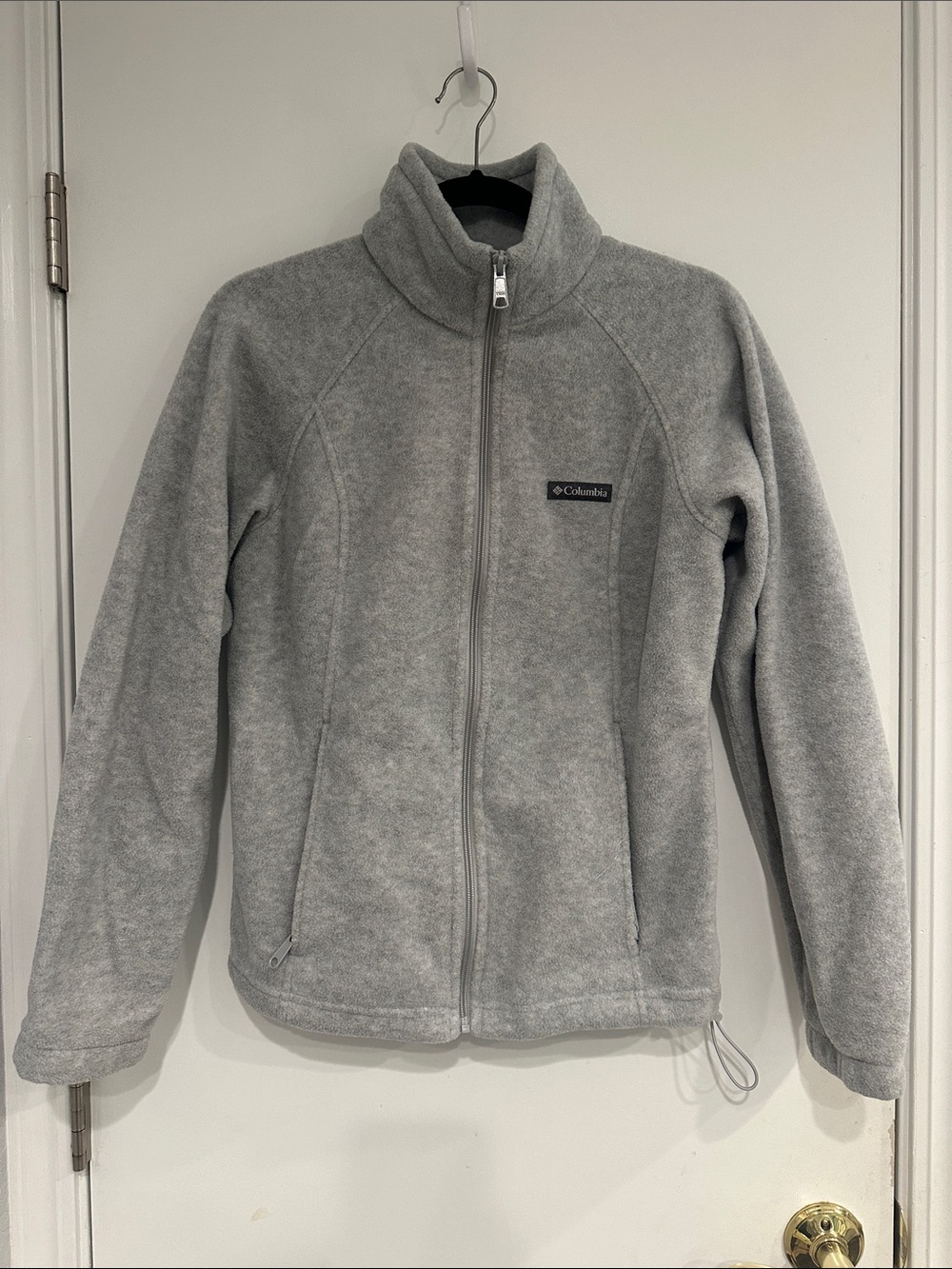 Columbia Women’s Gray Full-Zip Fleece Jacket, size M.